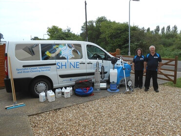 Shine Cleaning Services Van